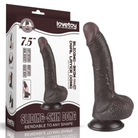 Zakrivljeni Crni Dildo 7.5inch- Lvtoy00740-1